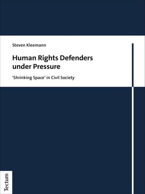 cover image of Human Rights Defenders under Pressure